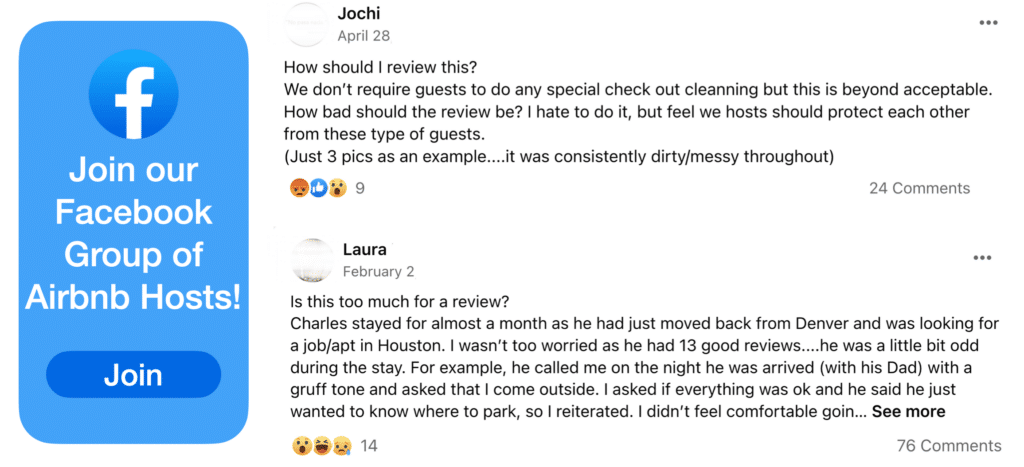 Airhost Academy Facebook Group Reviews